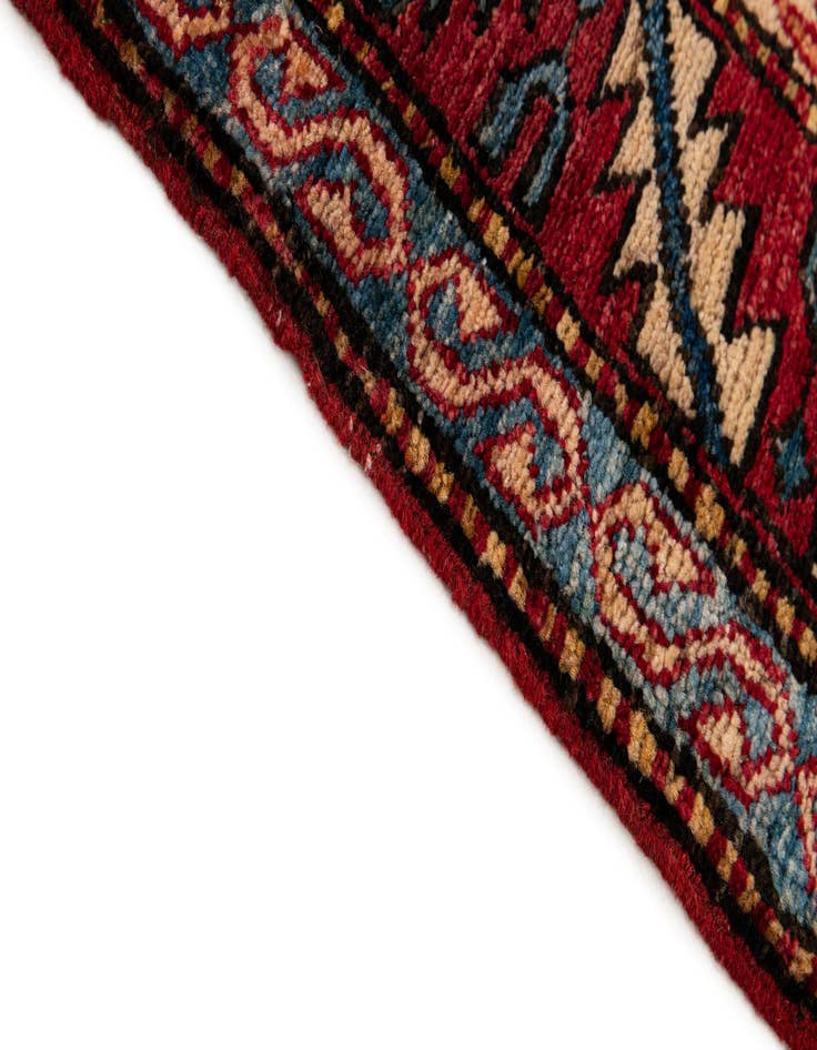 Detail image of  3' 11 x 6'  Hand Knotted Kazak Wool Rug