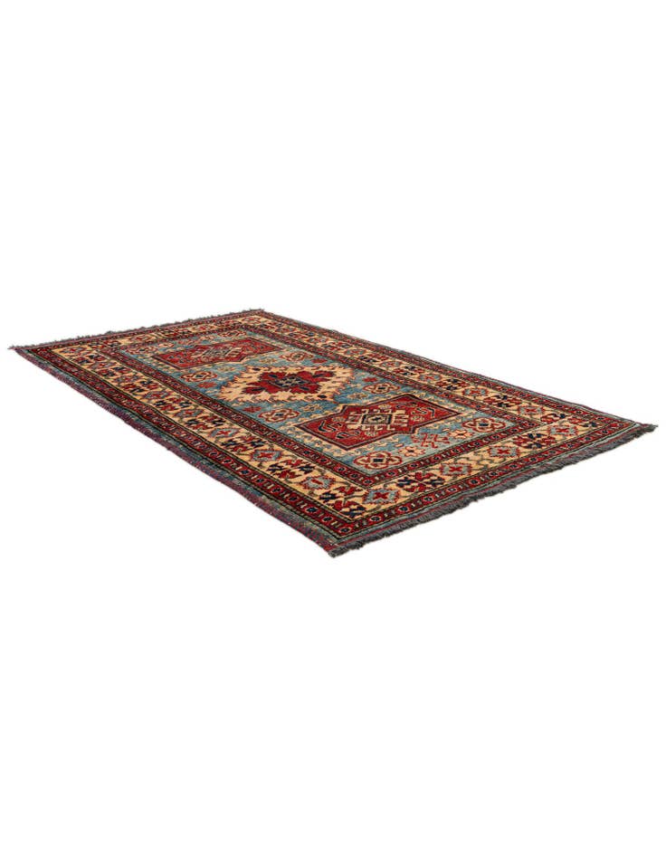 Detail image of  3' 2 x 5' 2  Hand Knotted Kazak Wool Rug