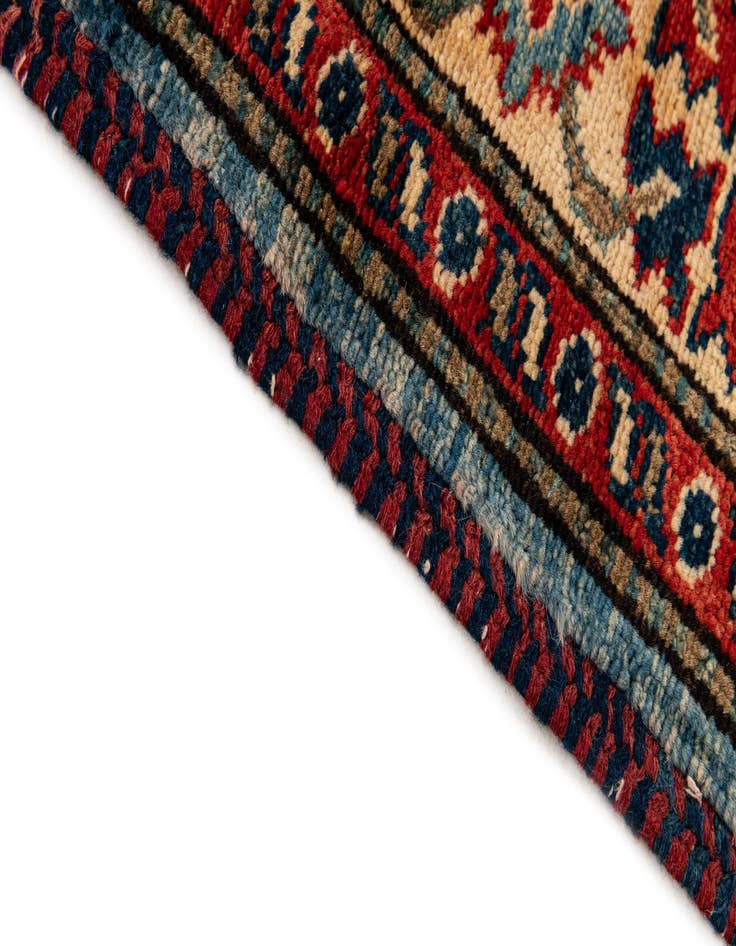 Detail image of  3' 2 x 5' 2  Hand Knotted Kazak Wool Rug