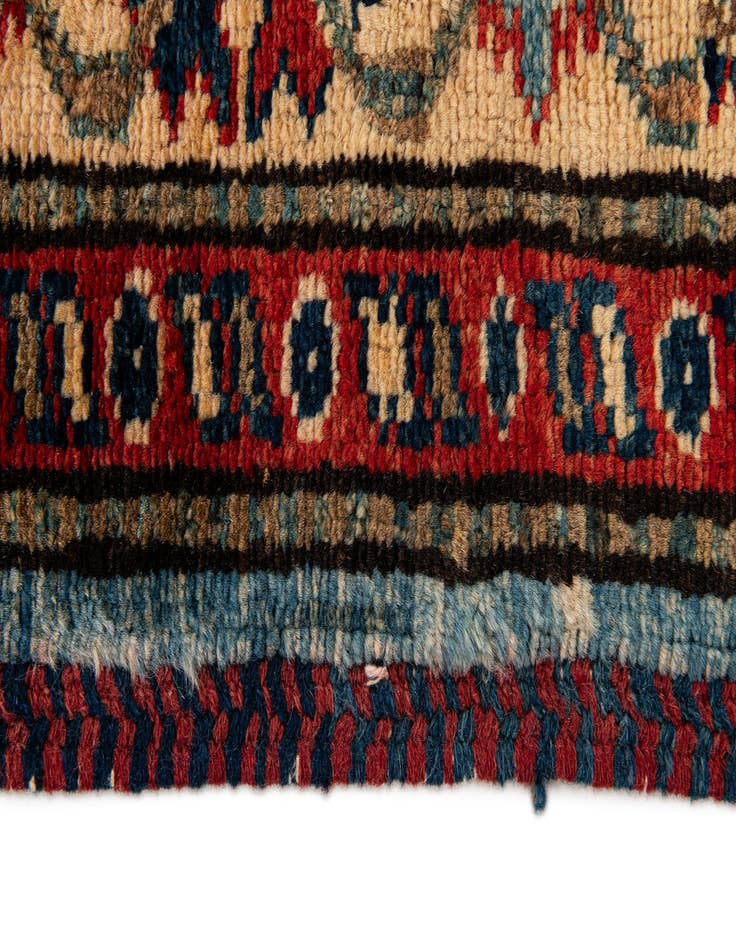 Detail image of  3' 2 x 5' 2  Hand Knotted Kazak Wool Rug