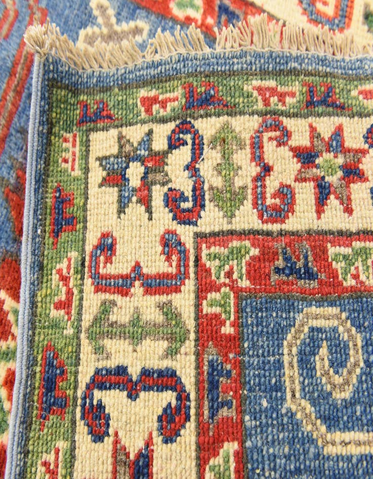Detail image of  2' 10 x 4' 5  Hand Knotted Kazak Oriental Rug