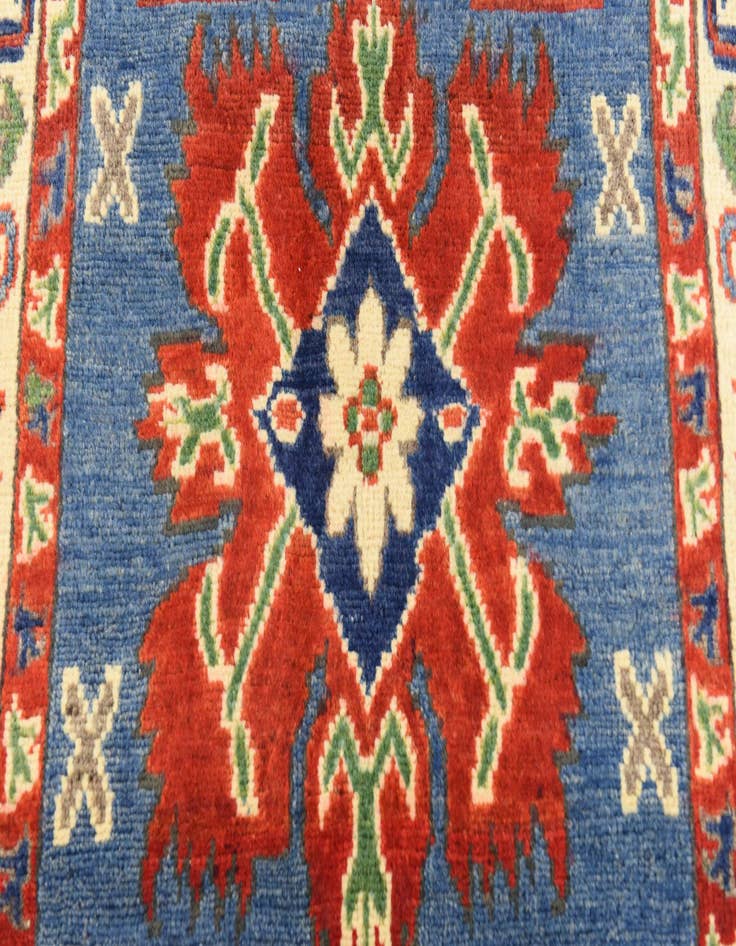Detail image of  2' 10 x 4' 5  Hand Knotted Kazak Oriental Rug
