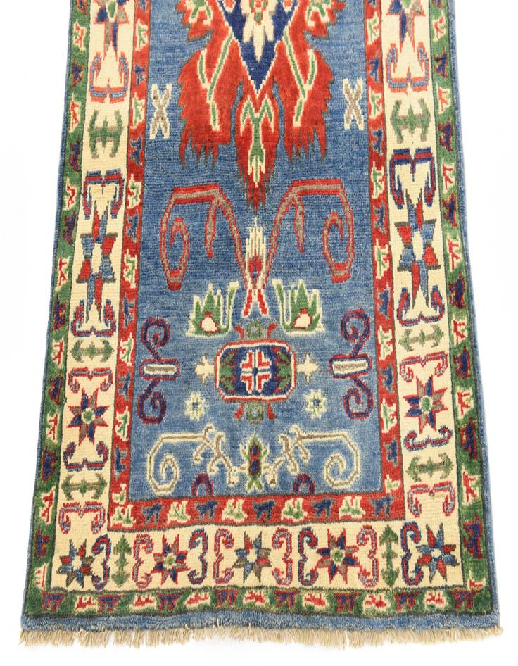 Detail image of  2' 10 x 4' 5  Hand Knotted Kazak Oriental Rug