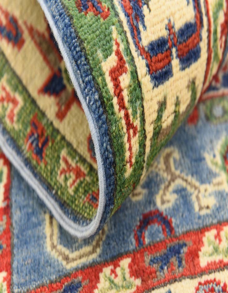Detail image of  2' 10 x 4' 5  Hand Knotted Kazak Oriental Rug