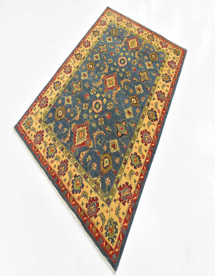 Detail image of  5' 2 x 6' 10  Hand Knotted Kazak Rug