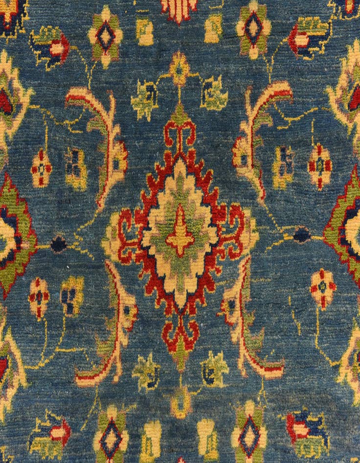 Detail image of  5' 2 x 6' 10  Hand Knotted Kazak Rug
