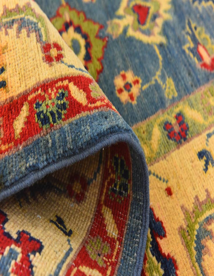 Detail image of  5' 2 x 6' 10  Hand Knotted Kazak Rug