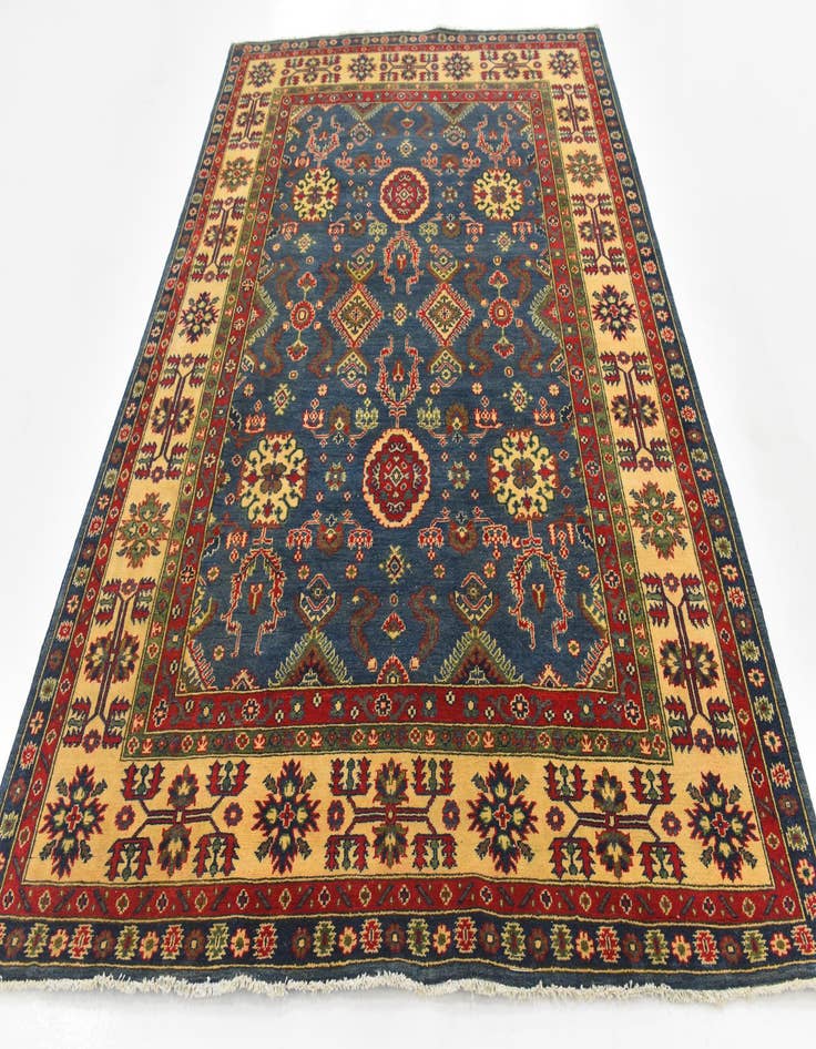 Detail image of  6' 7 x 9' 3  Hand Knotted Kazak Rug