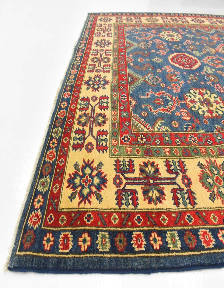 Detail image of  6' 7 x 9' 3  Hand Knotted Kazak Rug