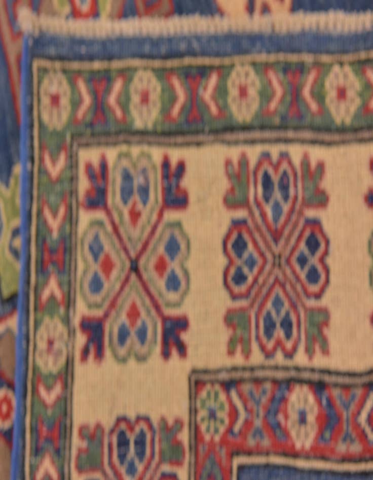 Detail image of  5' 7 x 7' 8  Hand Knotted Kazak Rug