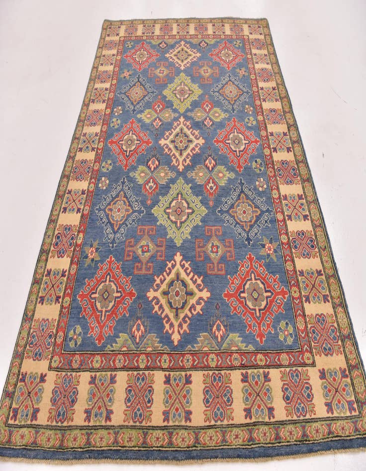 Detail image of  5' 7 x 7' 8  Hand Knotted Kazak Rug