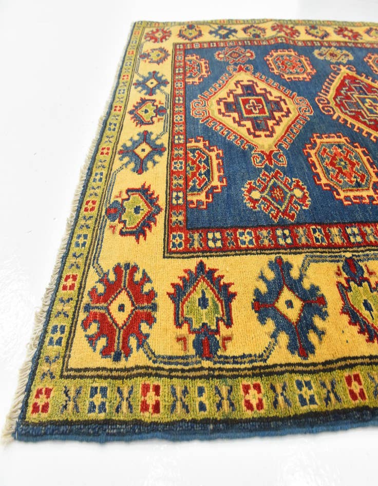 Detail image of  3' 10 x 6'  Hand Knotted Kazak Rug
