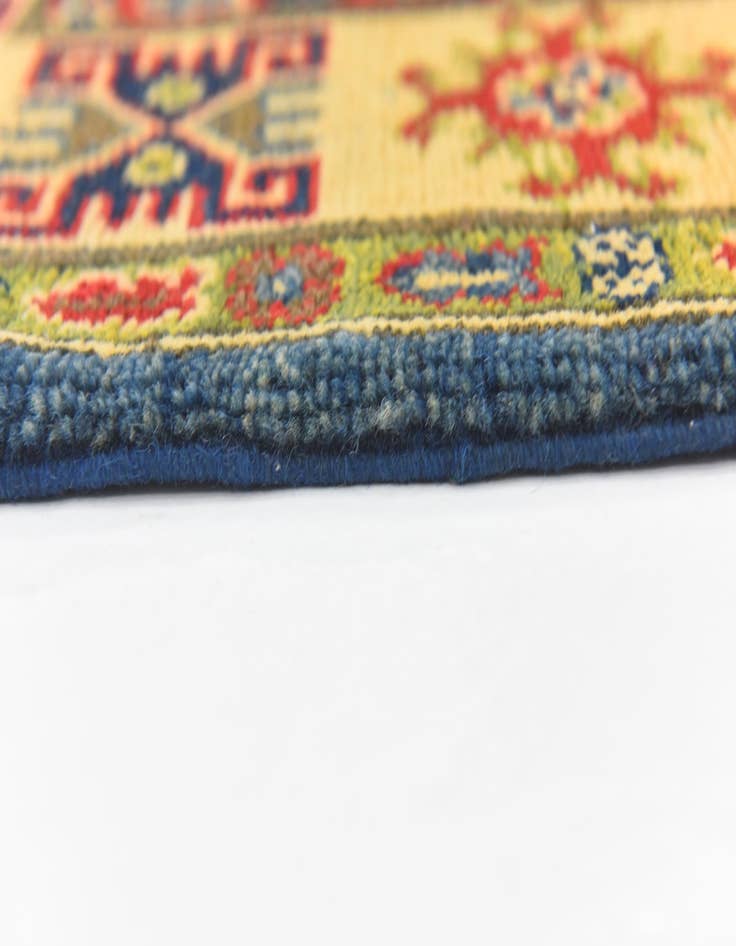 Detail image of  4' 3 x 5' 5  Hand Knotted Kazak Rug