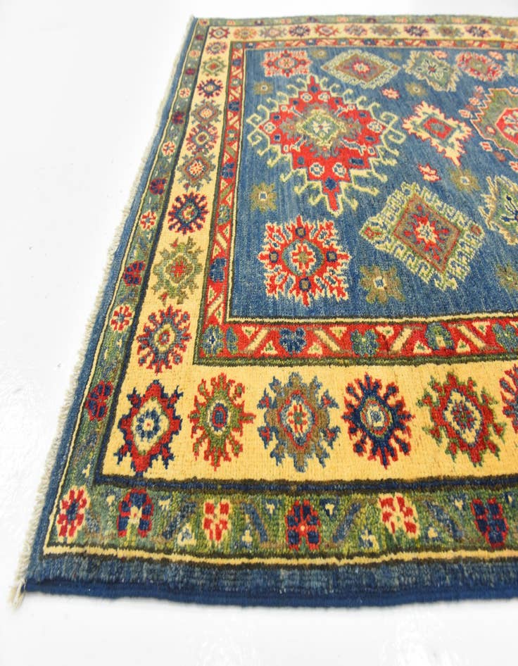 Detail image of  3' 10 x 6'  Hand Knotted Kazak Rug