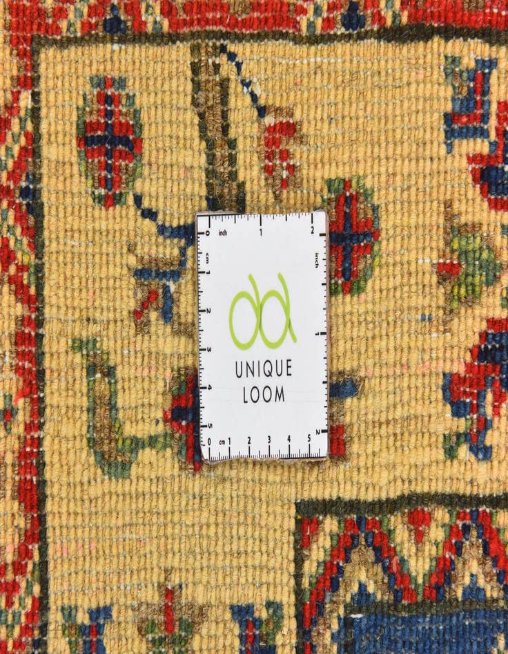 Detail image of  4' x 6'  Hand Knotted Kazak Rug