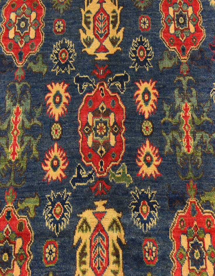 Detail image of  5' x 6' 6  Hand Knotted Kazak Rug