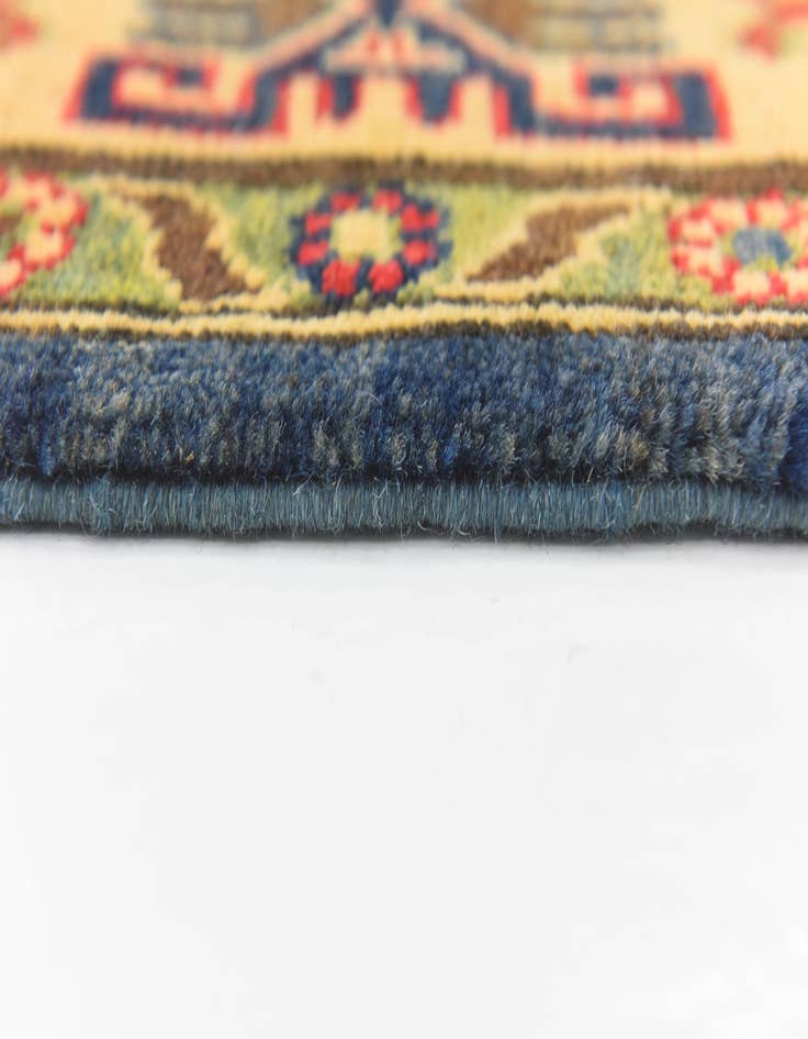 Detail image of  5' x 6' 6  Hand Knotted Kazak Rug