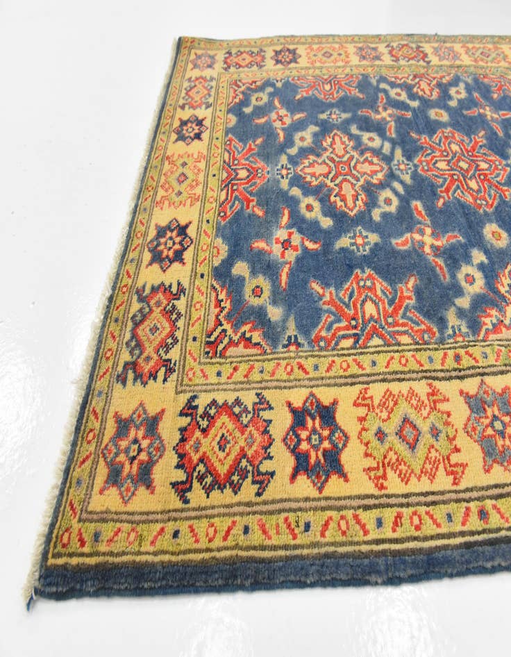 Detail image of  3' 4 x 5'  Hand Knotted Kazak Rug