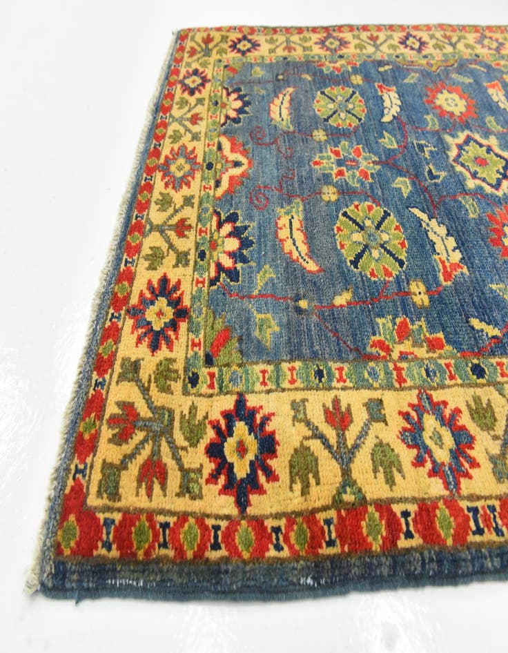Detail image of  2' 8 x 4' 2  Hand Knotted Kazak Rug