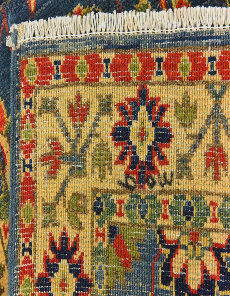 Detail image of  2' 8 x 4' 2  Hand Knotted Kazak Rug