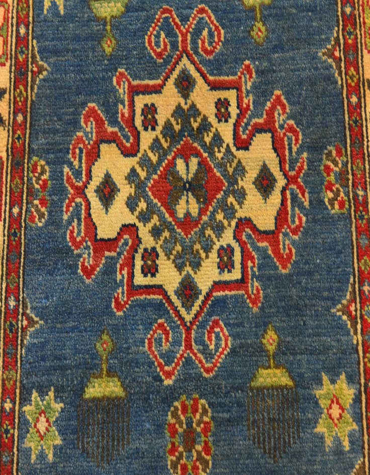 Detail image of  2' 8 x 4'  Hand Knotted Kazak Rug