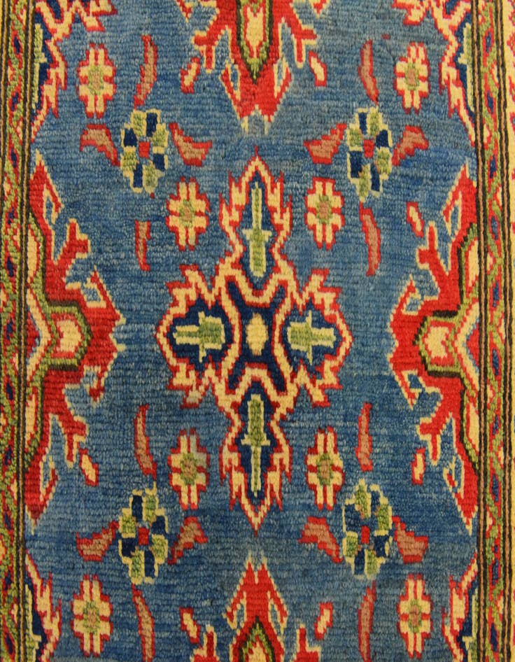 Detail image of  2' 9 x 4' 1  Hand Knotted Kazak Rug