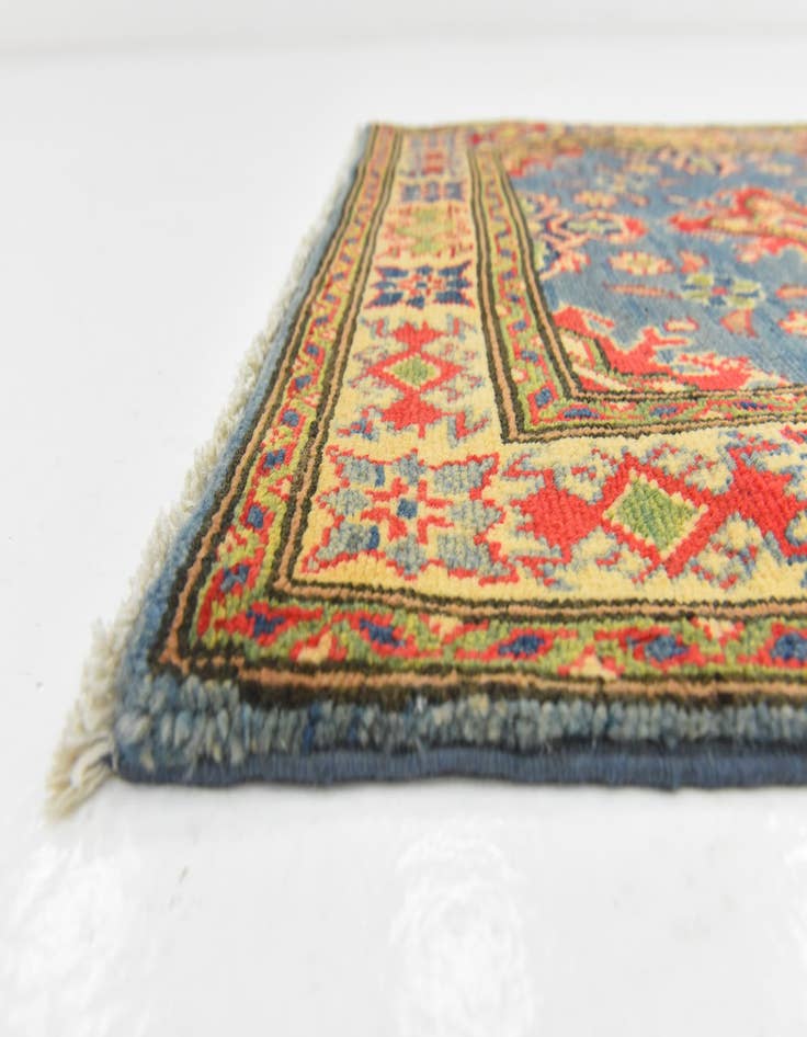 Detail image of  2' 9 x 4' 1  Hand Knotted Kazak Rug