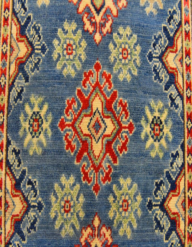 Detail image of  2' 7 x 4' 1  Hand Knotted Kazak Rug