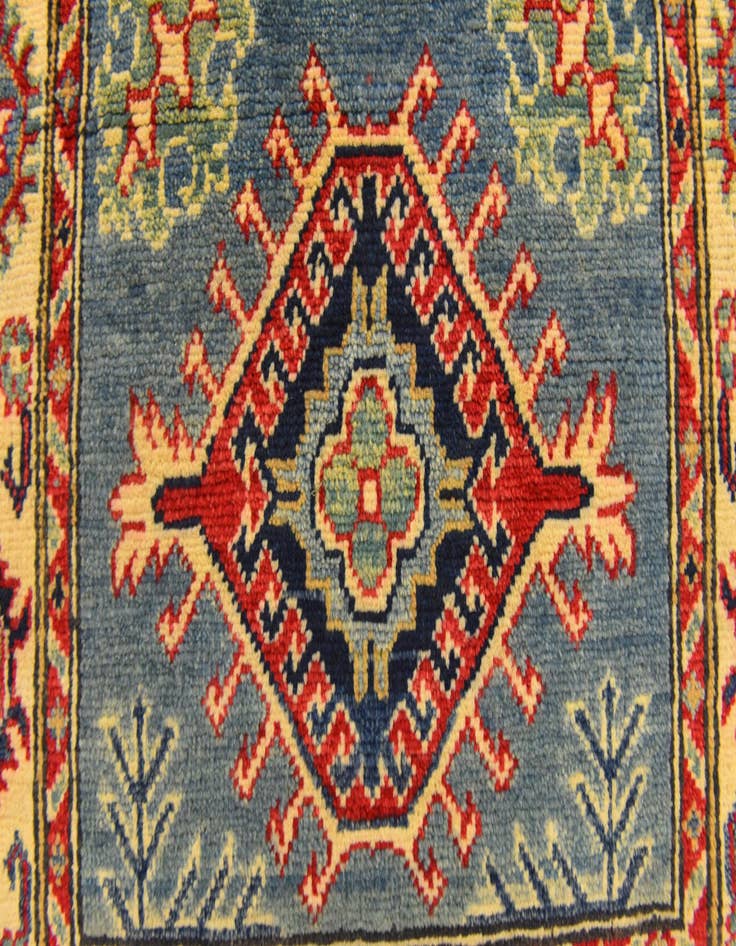 Detail image of  2' 7 x 3' 9  Hand Knotted Kazak Rug