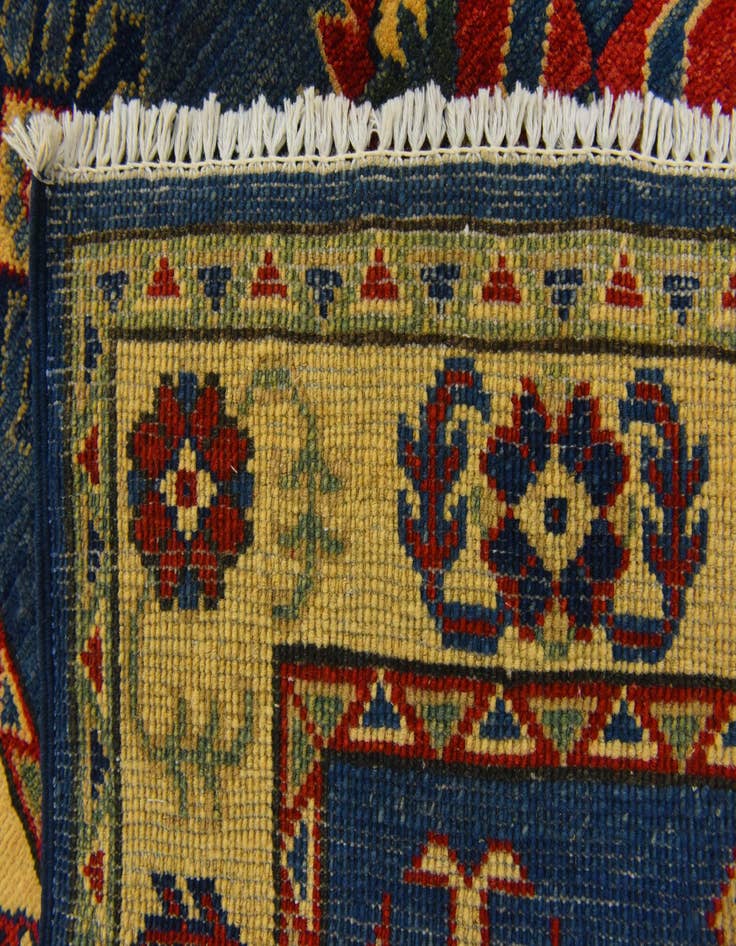 Detail image of  2' 10 x 4' 2  Hand Knotted Kazak Rug