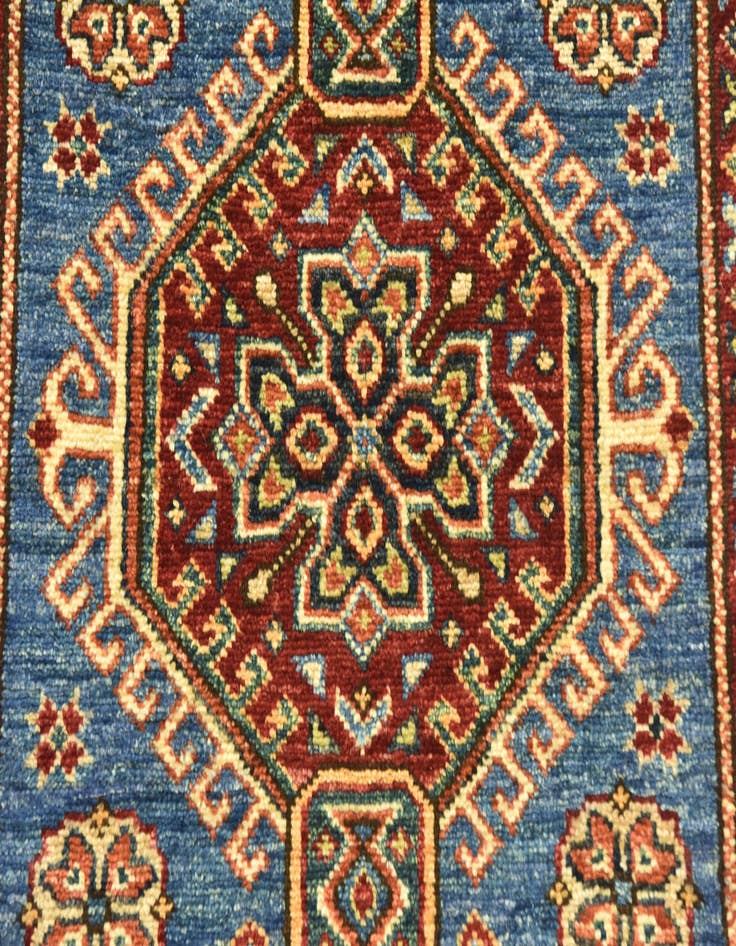 Detail image of  2' 8 x 4' 2  Hand Knotted Kazak Oriental Rug