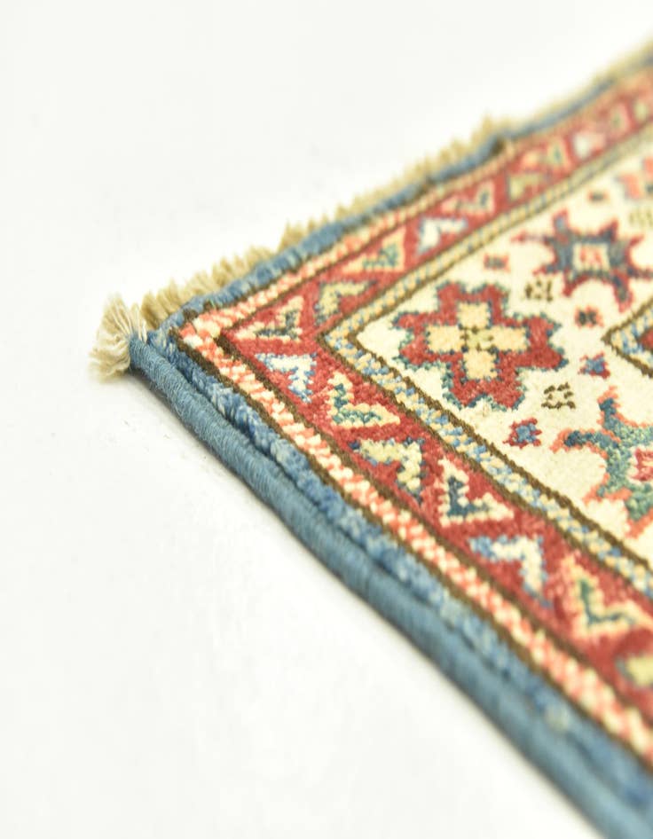 Detail image of  2' 8 x 4' 2  Hand Knotted Kazak Oriental Rug