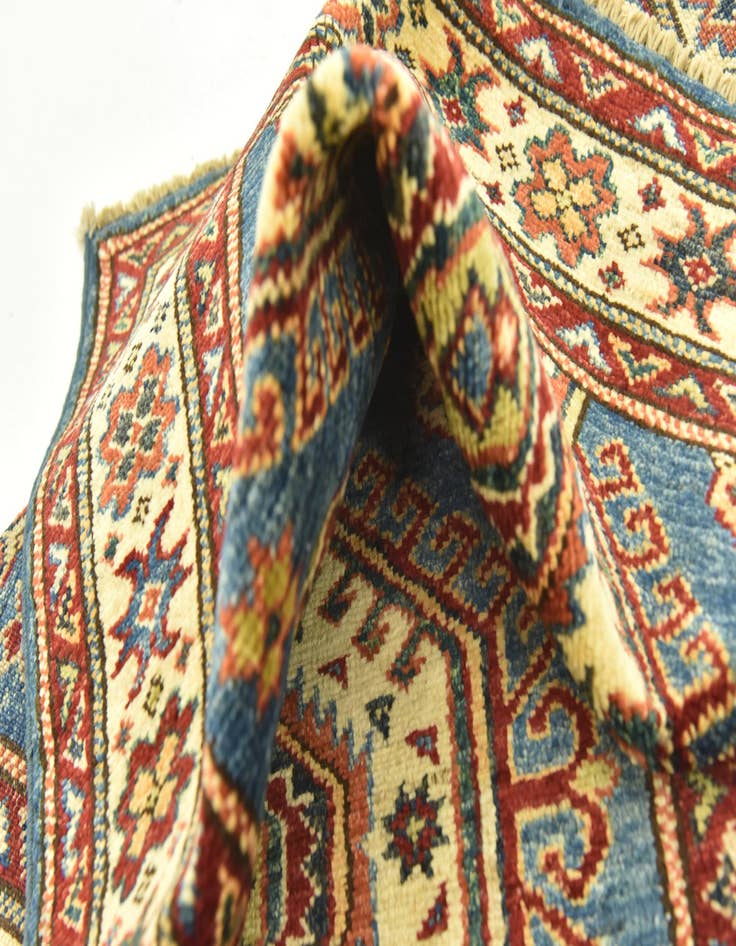 Detail image of  2' 8 x 4' 2  Hand Knotted Kazak Oriental Rug