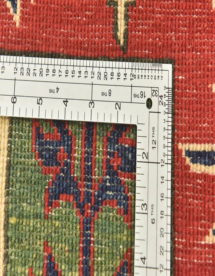 Detail image of  5' 6 x 8'  Hand Knotted Kazak Rug