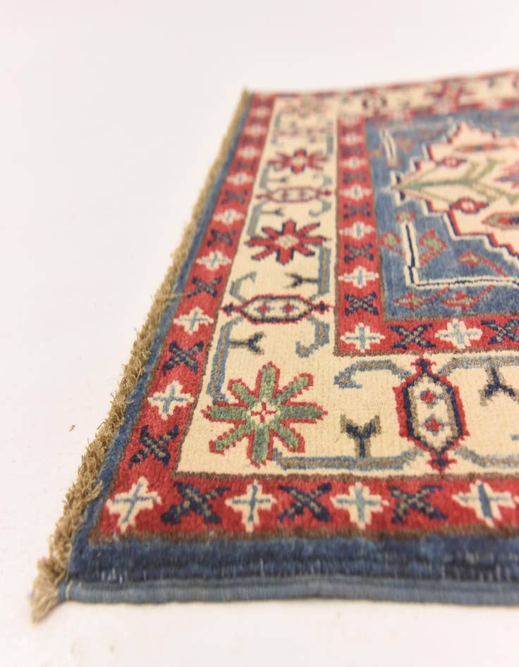 Detail image of  2' 8 x 4' 2  Hand Knotted Kazak Rug