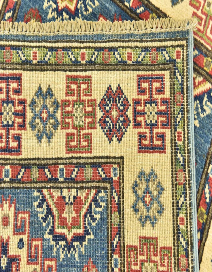 Detail image of  2' 9 x 4' 2  Hand Knotted Kazak Rug