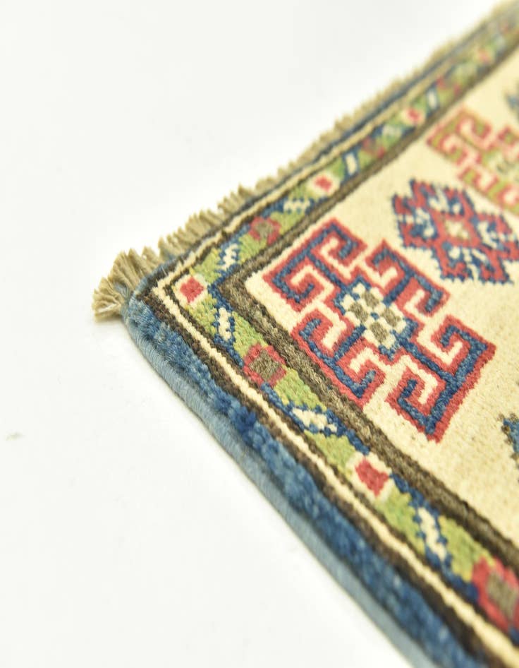 Detail image of  2' 9 x 4' 2  Hand Knotted Kazak Rug