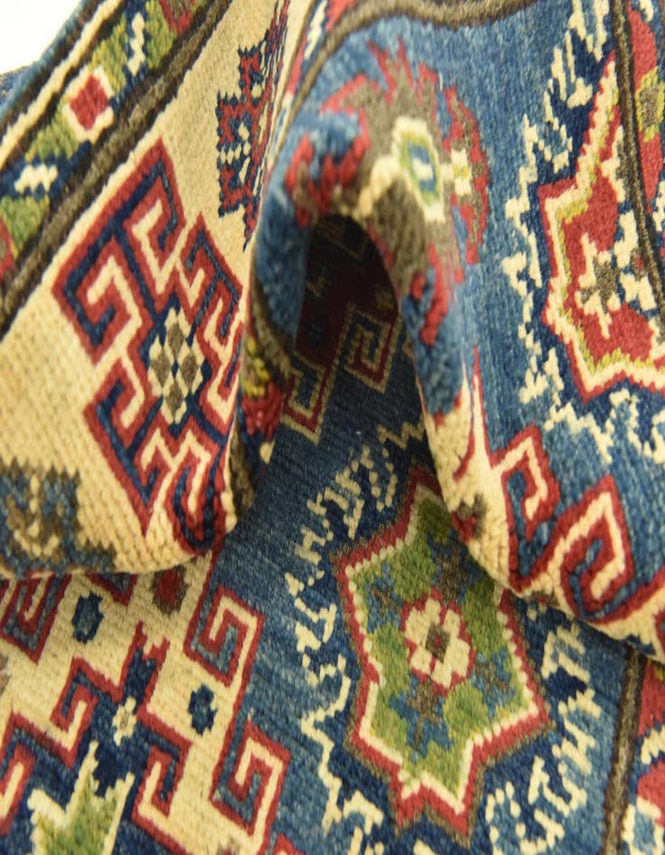 Detail image of  2' 9 x 4' 2  Hand Knotted Kazak Rug