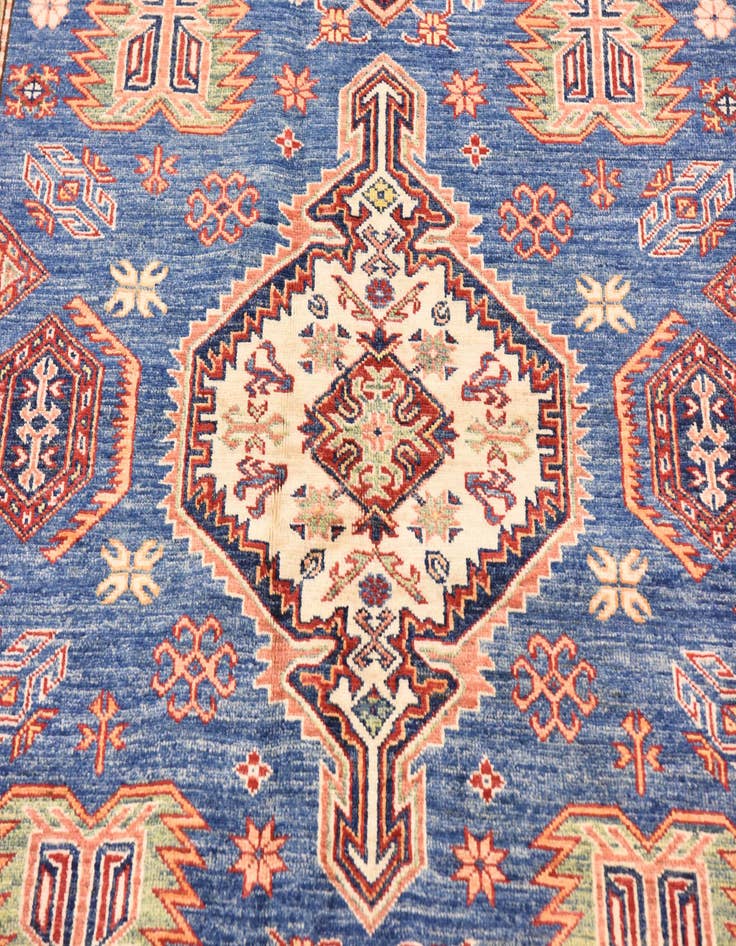 Detail image of  5' 6 x 7' 7  Hand Knotted Kazak Oriental Rug