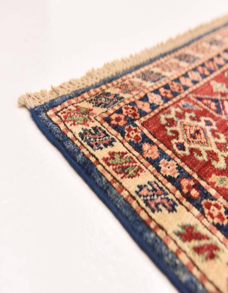 Detail image of  5' 6 x 7' 7  Hand Knotted Kazak Oriental Rug