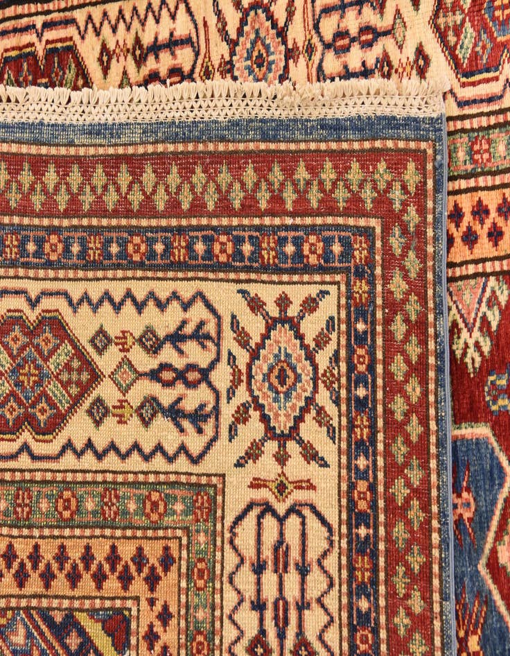 Detail image of  5' 8 x 7' 8  Hand Knotted Kazak Oriental Rug