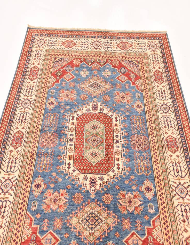 Detail image of  5' 8 x 7' 8  Hand Knotted Kazak Oriental Rug