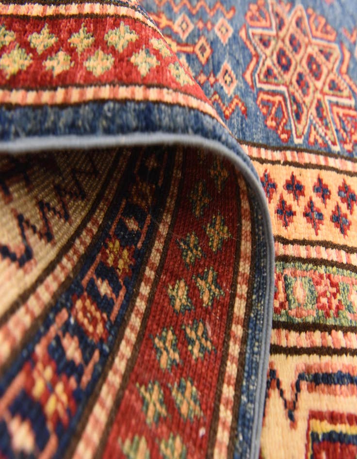 Detail image of  5' 8 x 7' 8  Hand Knotted Kazak Oriental Rug