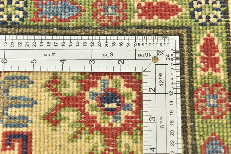 Detail image of  4' x 6'  Hand Knotted Kazak Rug