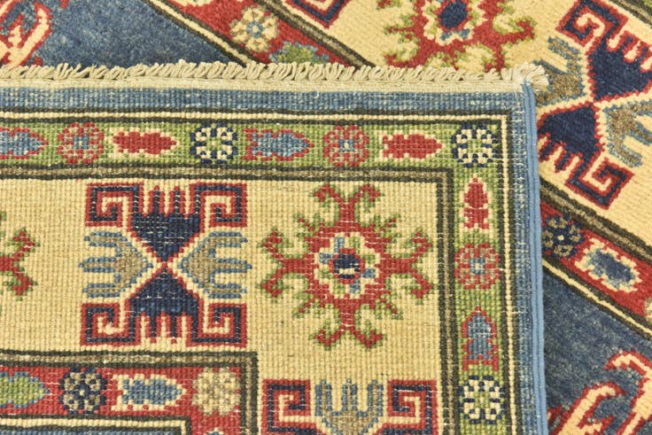Detail image of  4' x 6'  Hand Knotted Kazak Rug