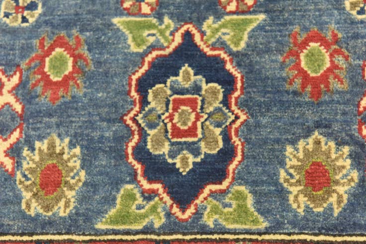 Detail image of  4' x 6'  Hand Knotted Kazak Rug