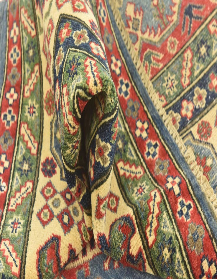 Detail image of  6' 6 x 9' 6  Hand Knotted Kazak Rug