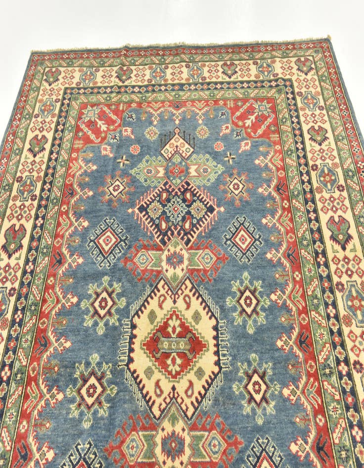 Detail image of  6' 6 x 9' 6  Hand Knotted Kazak Rug