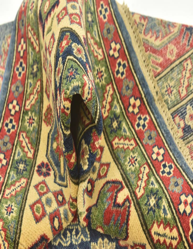 Detail image of  6' 6 x 9' 3  Hand Knotted Kazak Rug