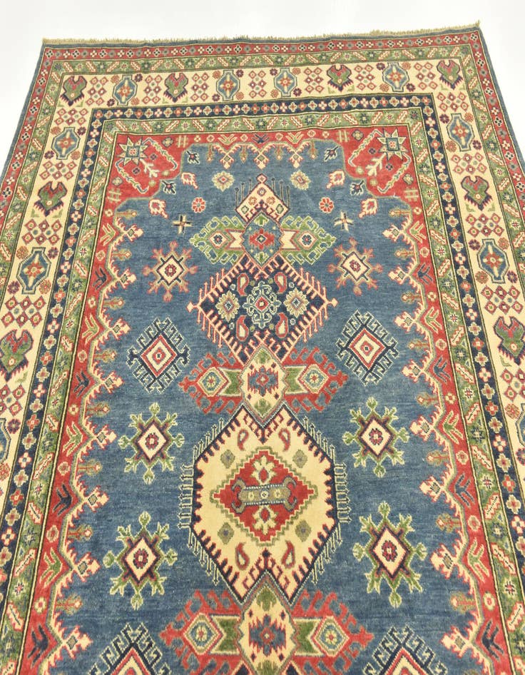 Detail image of  6' 6 x 9' 3  Hand Knotted Kazak Rug